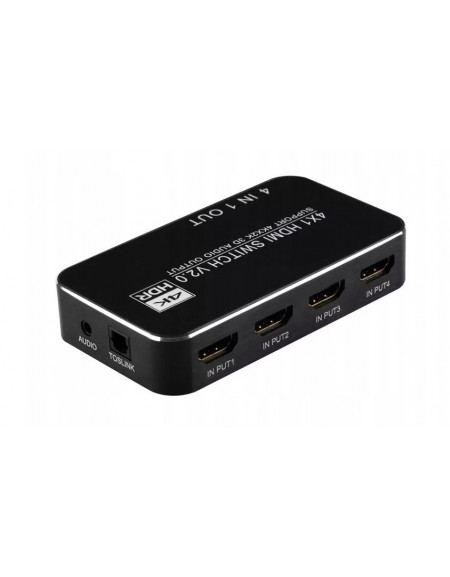 Switch HDMI przełącznik 4x1 ULTRA HD 4K HDR +pilot